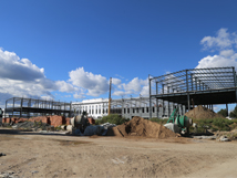 承德亞歐果仁有限公司在建杏核破碎、杏仁脫苦車間項目初見規(guī)模