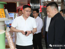 承德市海關(guān)領導一行蒞臨承德亞歐果仁有限公司考察指導工作